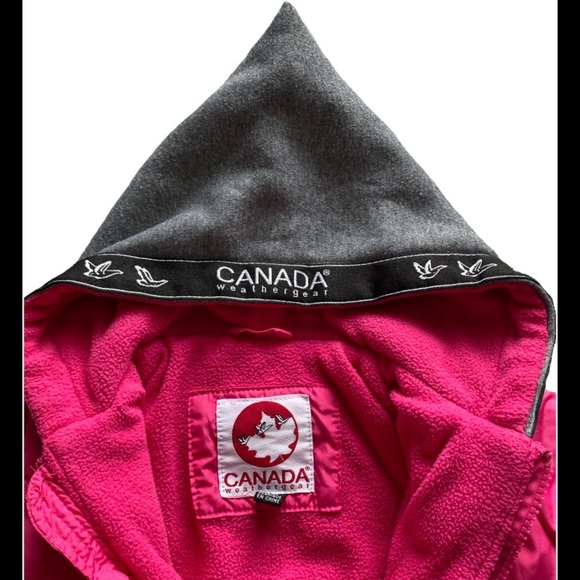 Canada Weather Kids Pink One Piece Snowsuit Infant Bunting 6-9 months - Picture 3 of 5